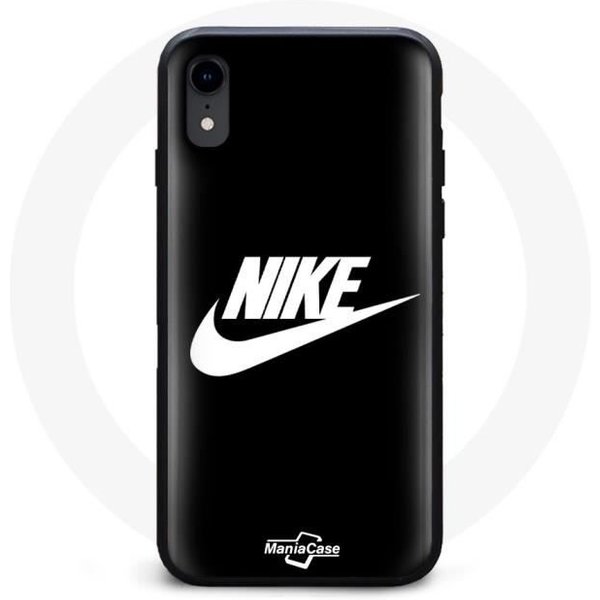 Funda De TeléFono - Maniacase - Iphone Xs - Logo Nike - Flexible - ProteccióN Contra Golpes Blanco-image