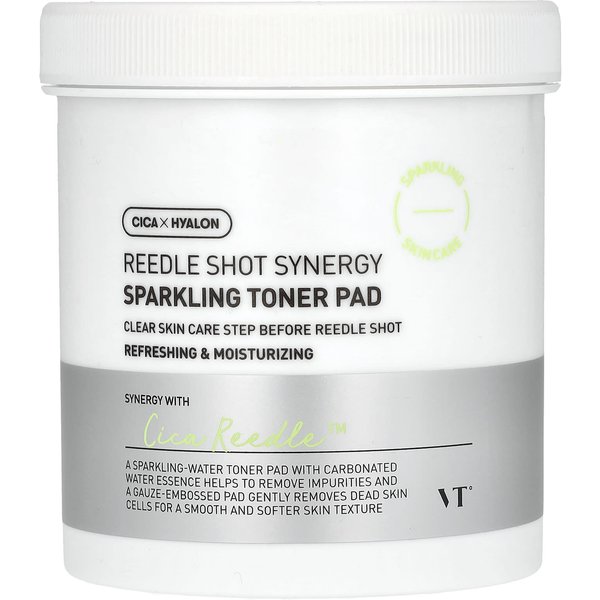 VT Cosmetics, Reedle Shot Synergy, Toallitas TóNicas Brillantes, 80 Unidades White-image