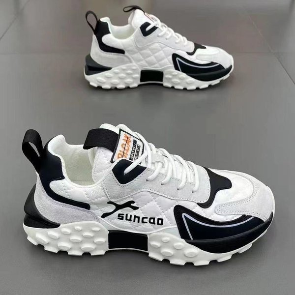 Nuevas Zapatillas Deportivas De Suela Gruesa Para Hombre Estilo Papá Zapatillas Deportivas Casuales Para Exteriores Nuevas Zapatillas Deportivas De Moda 45 Black-image