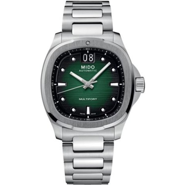Mido Serie Commander TV Watch Movimiento MecáNico AutomáTico Resistente Al Agua 100 Metros Relojes Para Hombre Verde M049.526.11.091.00 Regular Watch Box Black-image