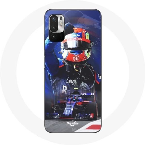 Funda Para Xiaomi Redmi Note 10T 5G FóRmula 1 Pierre Gasly Piloto De Coche F1 Rojo Azul-image