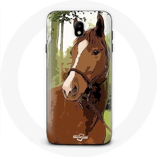 Coque Pour Samsung Galaxy S4 Quarter Horse Marron Race De Cheval-image