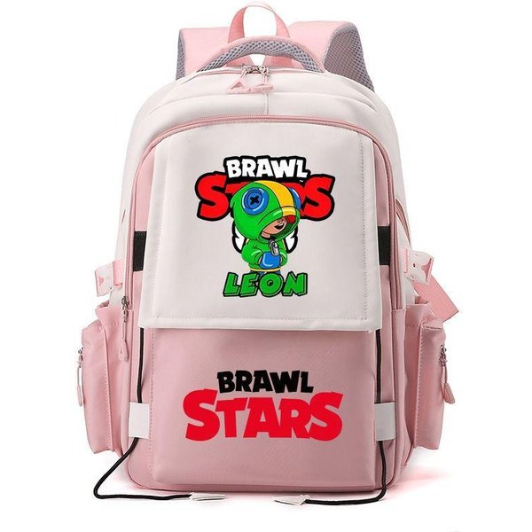 Mochila Escolar De Gran Capacidad Con Correa Para El Hombro; Set De Tres Piezas Para Estuche De LáPices De Estudiante-image