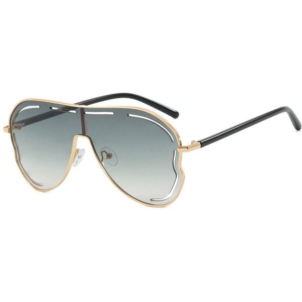 Lujo DiseñAdor Vintage Mariposa Hueca Gafas De Sol Estilo Piloto Para Dama Gafas De Sol Punk Populares Montura Grande Desmesurada Lentes UV400-image