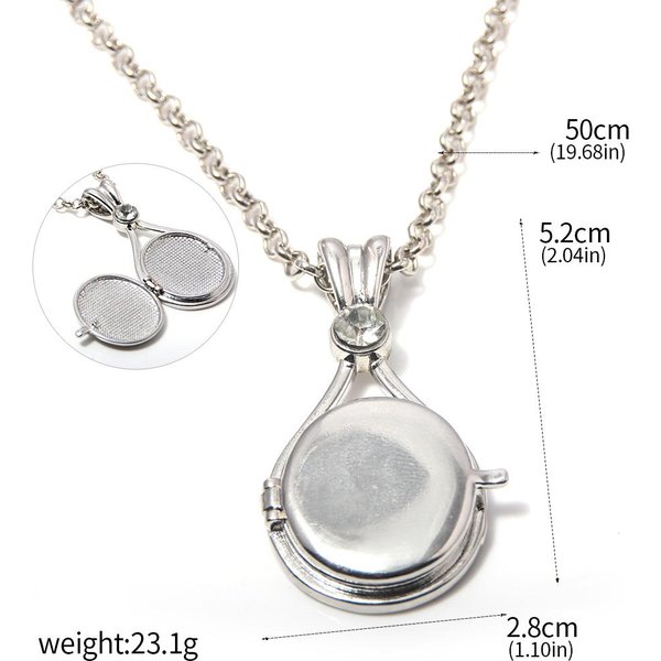 Collar Con Colgante De Concha De Sirena Que Se Puede Abrir, Collar Con MedallóN Para Mujeres Y Hombres, Gargantilla, JoyeríA De Cosplay, Regalo Blanco-image