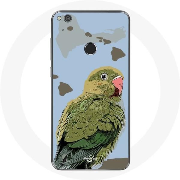 Funda Para Huawei P8 Lite 2017 Periquitos PáJaros Verde-image