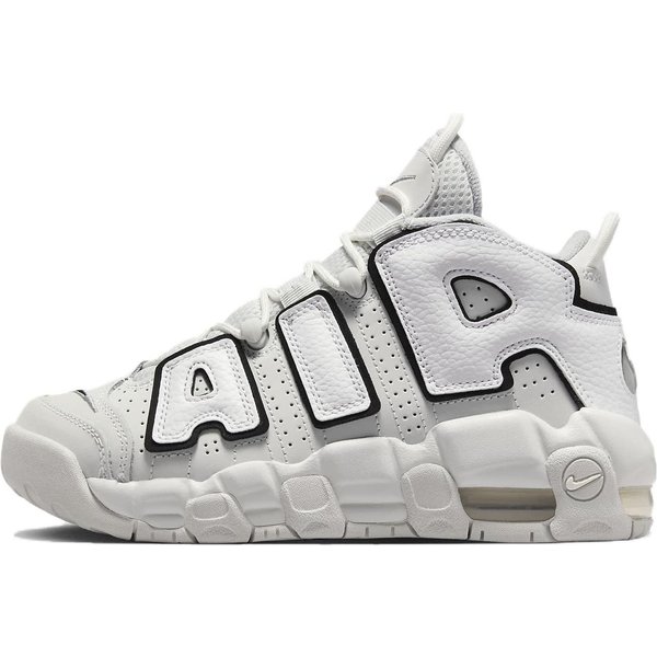 Zapatillas Nike Air More Uptempo GS Polvo De FotóN Negro NiñOs Blanco Plata MetáLico FD0022-001 36.5-image