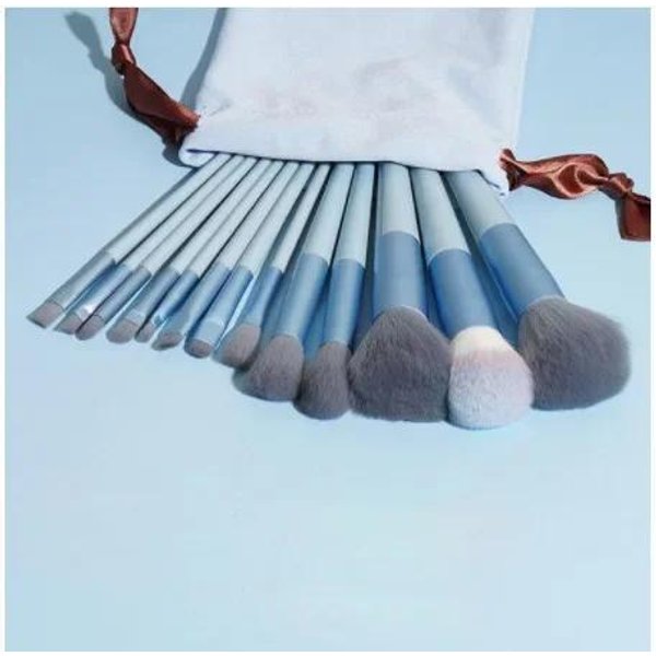 Juego De 13 Brochas De Maquillaje Para Mujer, Para Sombras De Ojos, Base, Brochas CosméTicas, Sombras De Ojos, Rubor, Polvos, Mezclas, Herramientas De Maquillaje Suaves-image
