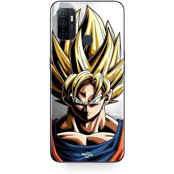 Coque Oppo A32 Goku Dragon Ball Z Super Ultra Instinct Maniacase Negro-image