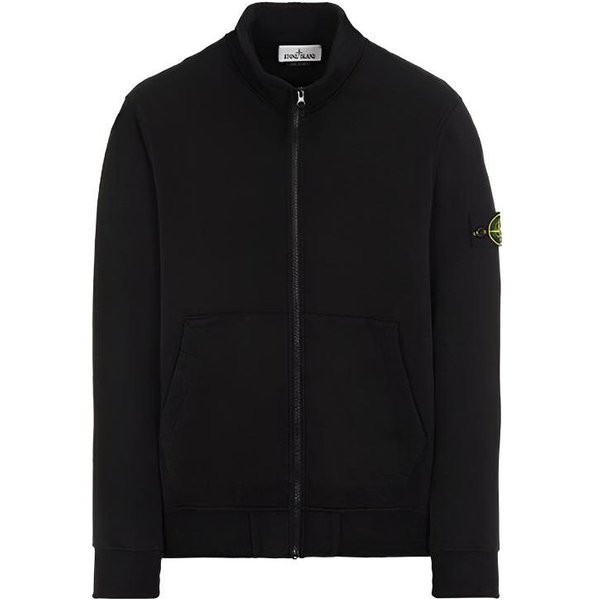 Sudadera Casual De Manga Larga Con Cremallera Y Logo Stone Island Para Hombre, Sudadera Negra 771564320-V0029 S-image