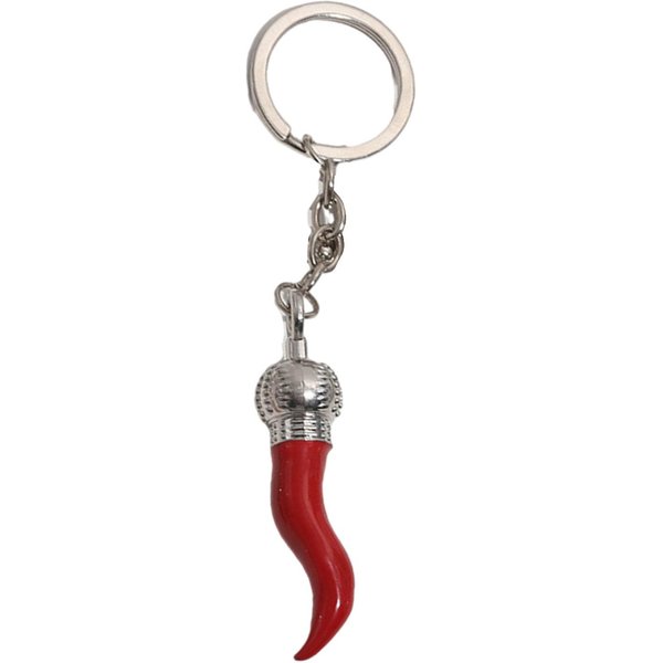 Stylowy Brelok Z Papryczką Chili Wszechstronny Brelok Z Rogiem Chili Ozdoba Modna Dekoracja Torby Detal Kropli Oleju Dekoracja A-image