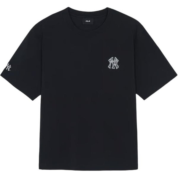 MLB New York Yankees Drukowany List LuźNa Koszulka Z KróTkim RęKawem Koszulki Unisex 3ATSB0863-50BKS XL-image