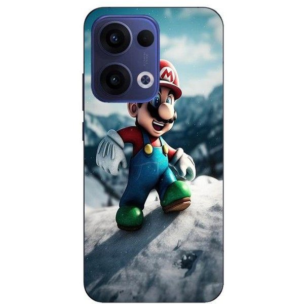 Funda Maniacase Para Oppo Reno 13 5G Super Mario Bros Mario Negro-image
