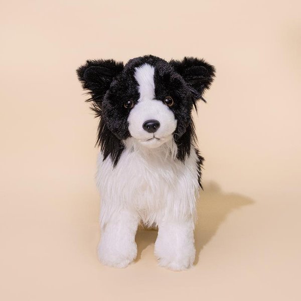 MuñEco De Peluche Chihuahua Border Collie Bulldog FrancéS De Alta Fidelidad 20-34Cm Juguete De Peluche Perro Mascota Simulado Regalo Perfecto Para NiñO NiñA-image