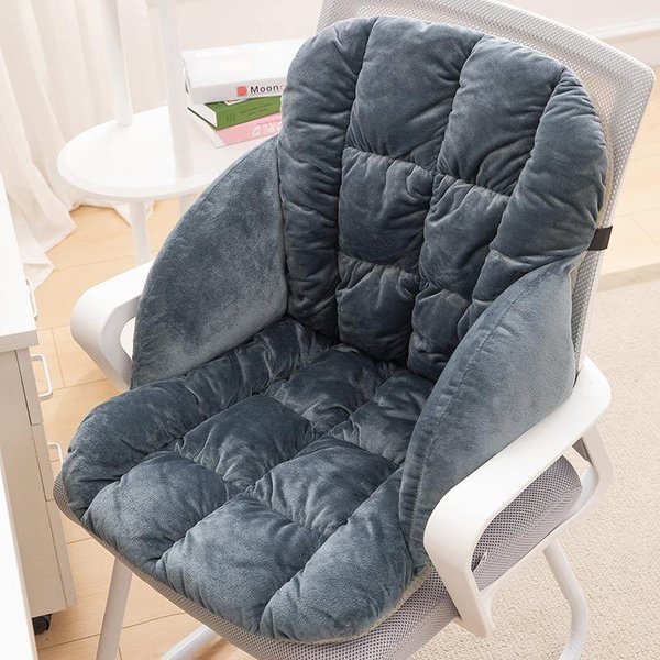 CojíN De Silla De Oficina De Invierno, CojíN De Asiento De Felpa, Suave Y CáLido, CojíN De Cadera Para Estudiante, Respaldo Grueso, CojíN De Asiento De Suelo-image