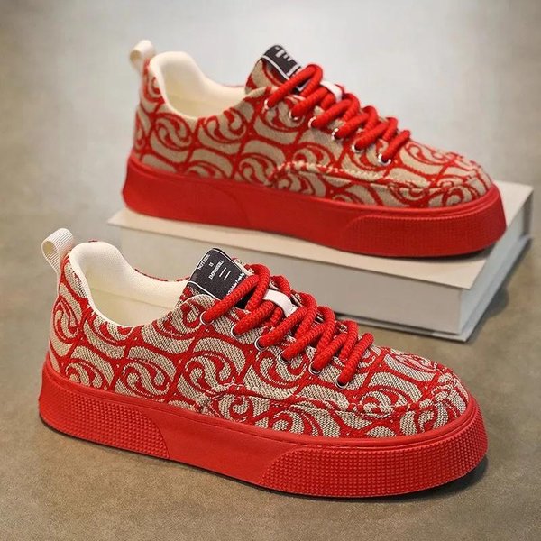 Zapatos Deportivos Hombre Zapatillas Zapatos Casuales Hombre Nuevas Zapatillas RáPidas Originales Zapatillas Hombre Ofertas Marca De Zapatos RéPlica Slip-Ons De Hombre 44 Red-image
