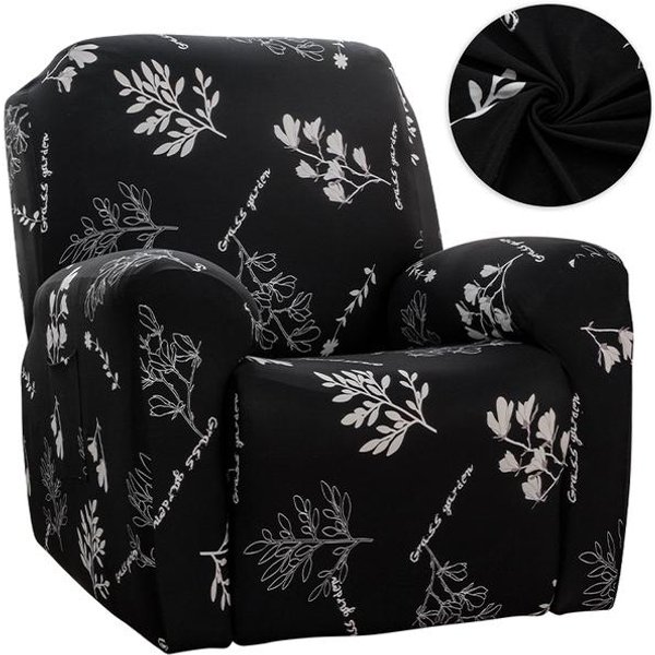 Funda De Sofá Reclinable Floral, Fundas EláSticas Para Sofá Reclinable Para Sala De Estar, Funda Desmontable Para SillóN De RelajacióN Para NiñO Perezoso, DecoracióN Del Hogar 1 Seat-image