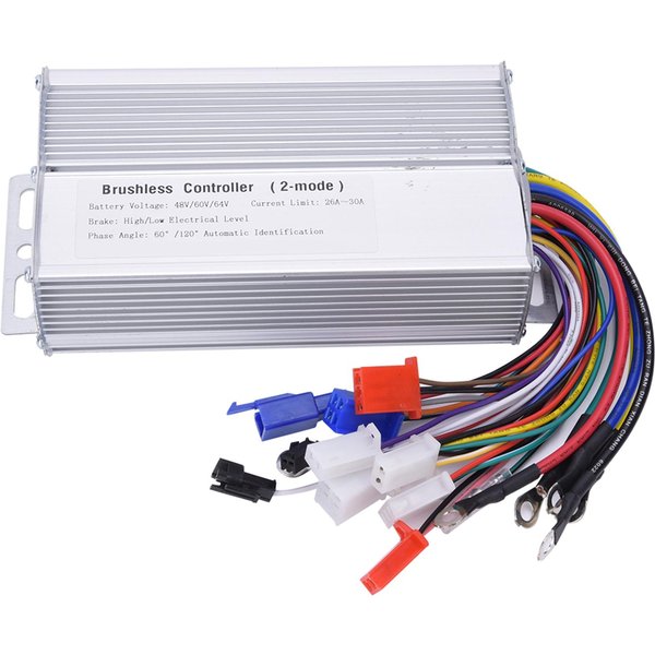 Controlador De Motor De Velocidad Sin Escobillas Para Bicicleta EléCtrica 48V 60V 64V 1000W-1500W Para Patinete EléCtrico-image