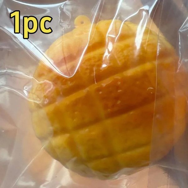 PiłEczka Anty Stresowa W KształCie Jedzenia Ananasowa BułEczka Squishy Zabawka Modelowalna PiłEczka OdbijająCa Do ŚCiskania Asmr Sensoryczna Zabawki Fidget Anty Stresowe Zabawka Do ŚCiskania-image