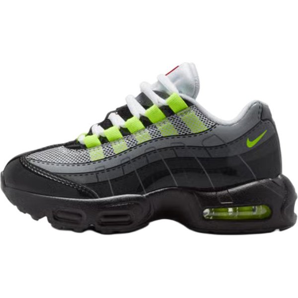 Zapatillas Para NiñOs Lego X Nike Air Max 95 PS Negro Plata MetáLica Verde Gris Humo Oscuro Gris Humo IU1715-002 29.5 Gray-image