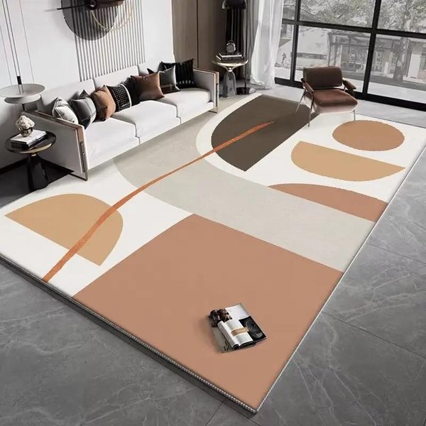 Nordyckie Abstrakcyjne Geometryczne Dywany MięKkie DużE Dywany Do Salonu Sypialni Dekoracja Domowe Dywaniki Do Salonu 60*90Cm White-image