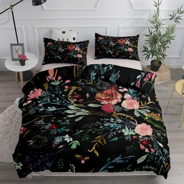 William Morris WiktoriańSki Komplet Poszewek Na KołDrę Rozmiar KróLewski KróLowej PodwóJny PełNy BliźNiaczy Pojedynczy Kwiatowa PośCiel AU Single(140X210Cm)-image