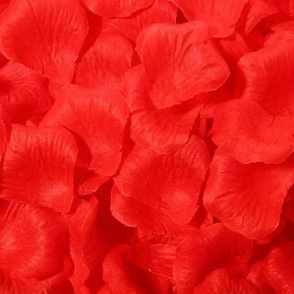 100 Szt. Sztuczne Sztuczne PłAtki Róż Kolorowe Czerwone BiałE ZłOte RóżE PłAtki KwiatóW Na Romantyczne PrzyjęCie Weselne Dekoracje 100Pcs-image