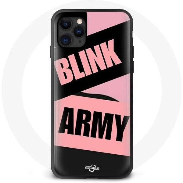 Funda Para Iphone 12 BTS Army Y Blackpink Blink Rosa Negro-image
