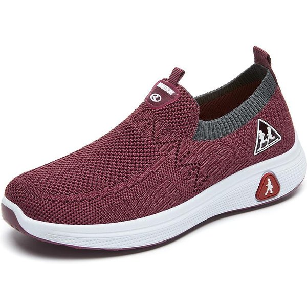 Zapatos De Mujer Estilo Primavera Zapatos De Mamá Para Caminar Para Personas De Mediana Edad Y Ancianos Zapatos De Tela De Ocio De Fondo Suave Zapatos Deportivos Para Mujer 41-image