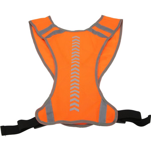 Chaleco De Seguridad De Alta Visibilidad Chaqueta Reflectante Ajustable Para Correr Trotar Caminar Ciclismo Orange-image