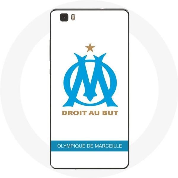 Funda Para Huawei P8 Olympique De Marsella Logo Fondo Blanco-image