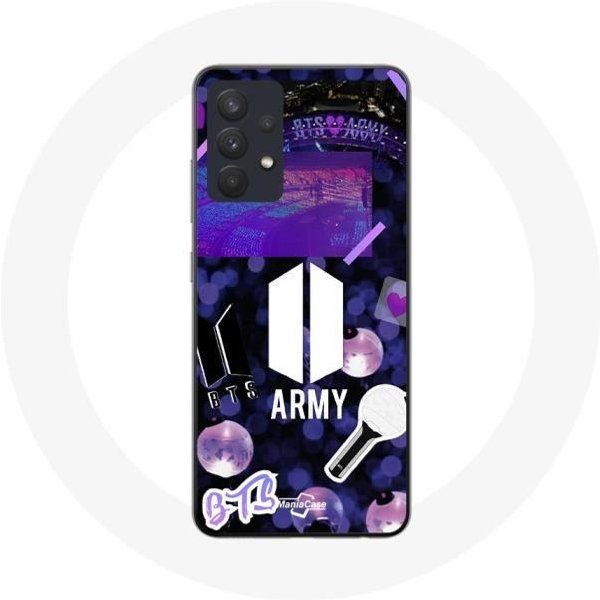 Funda Para Samsung Galaxy A13 5G Bangtan Sonyeondan BTS Logo Army Bomb Lightstick-image