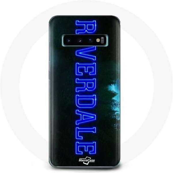 Funda Para Samsung Galaxy S10 Edge Serie Riverdale Logo Azul-image