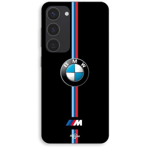 Etui Na Telefon - Maniacase - Samsung Galaxy S23 - Silikonowe - Elastyczne - Logo Bmw Czarny-image