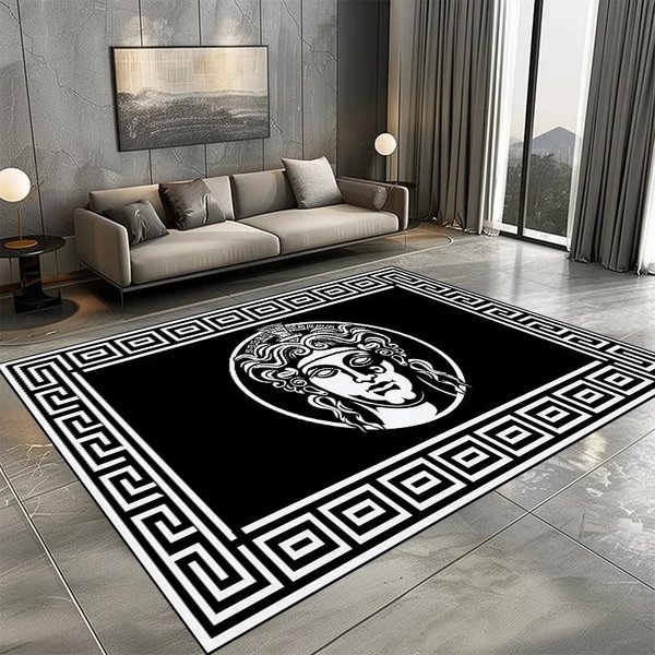 Nowoczesny Luksusowy Dywan Do Salonu Modny Design Dywany DużY Rozmiar Szatnia AntypośLizgowe Maty PodłOgowe Sypialnia PrzyłóżKowe MięKkie Dywany 100*200Cm-image