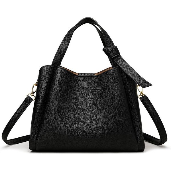 Bolso De Mano Para Mujer De Cuero Suave, Bolso De Mano, Tacto Femenino, Bolso De Hombro úNico, Bolso Bandolera, Bolso De Hombro úNico Tipo Cubo VersáTil-image