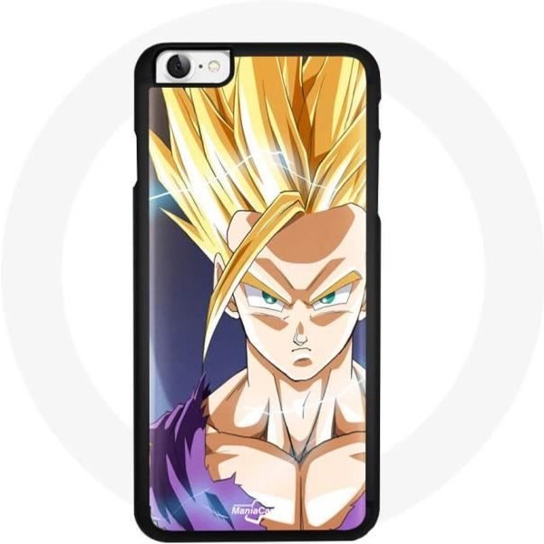 Funda - Dragon Ball - Gohan - Flexible - Negro - Iphone 4-image