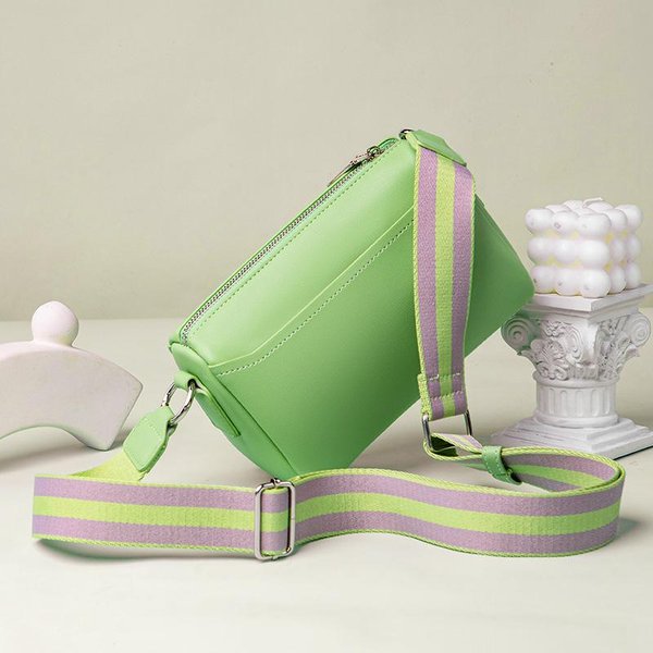 Bolso Cuadrado PequeñO De Nueva Textura PU Para Mujer Bolso Cruzado De Hombro ÚNico De Gran Capacidad-image