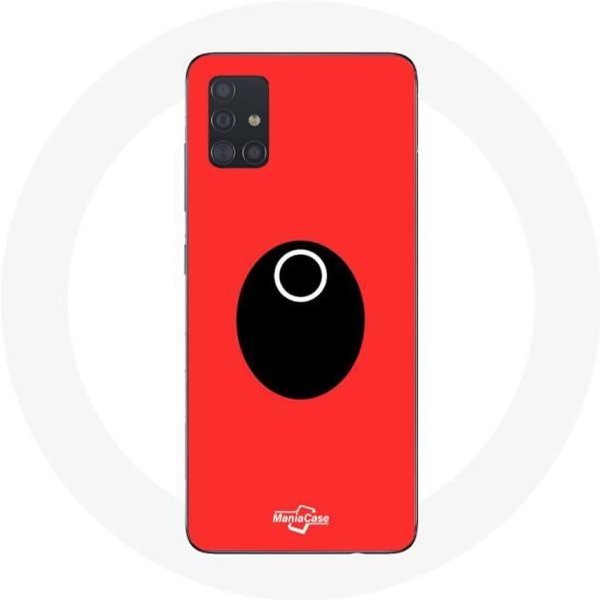 Funda - Samsung - Galaxy A51 - Flexible - Roja - Juego Del Calamar MáScara Soldado CíRculo-image