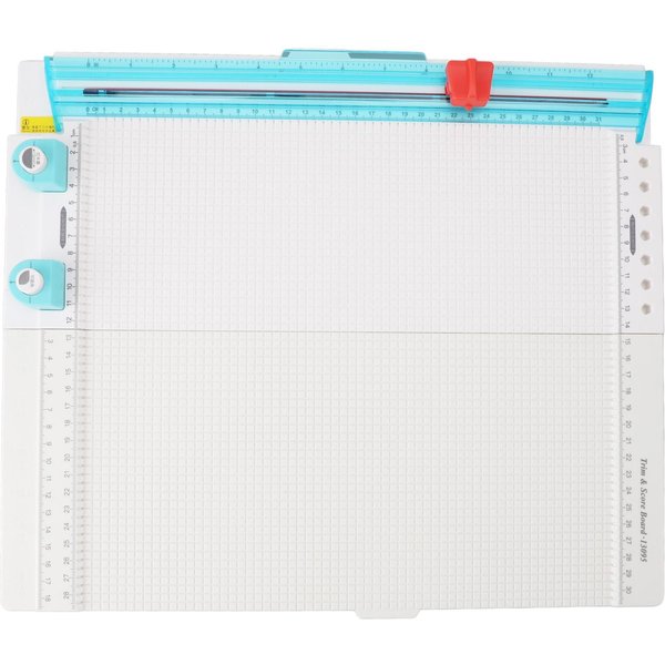 Guillotina De Papel Tabla De Marcado Cortador De Papel Para Manualidades Marcador De Pliegues 7 En 1 Tabla De Papel Para Marcado Multifuncional Ancho De Corte-image