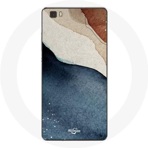 Funda Para Huawei P8 Lite Con Fondo De Textura Abstracta-image
