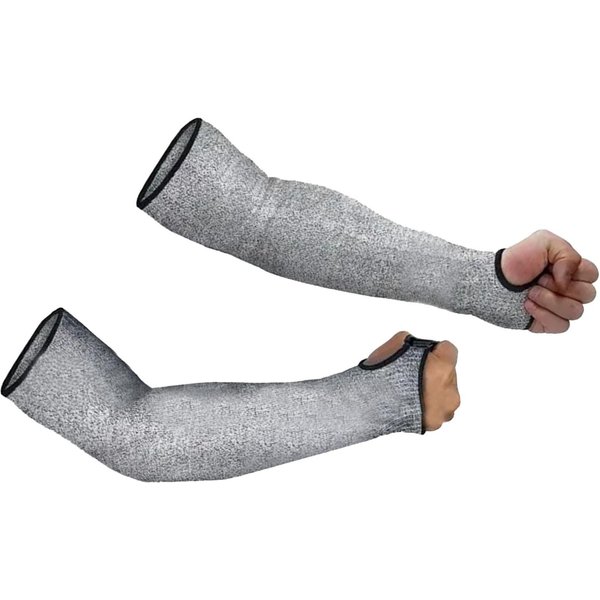 2 Piezas Mangas Protectoras Para Brazos Resistentes A Cortes Y PuñAladas Transpirables Nivel 5 De ProteccióN Seguridad Protector De Brazo Gray-image