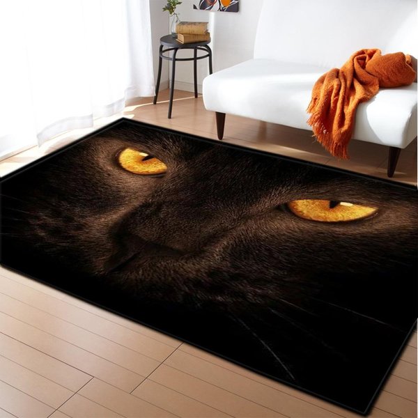 Dywan 3D Leopard Tygrys Dywan Do Salonu Mata Do Pokoju DziecięCego Dinozaur Dywan Do Sypialni ChłOpięCej Maty Kuchenne Wycieraczka WejśCiowa 40X60Cm Brown-image