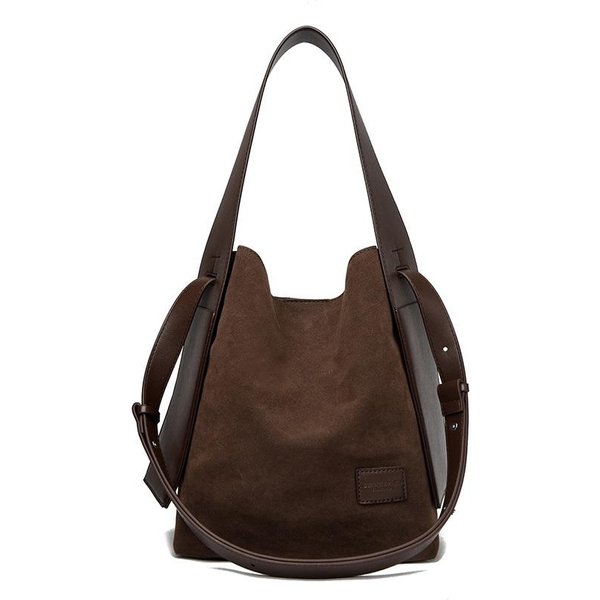 Nuevo Bolso De Cubo Para Mujer Nuevo Bolso De Hombro Para Viajeros De Alta Gama Bolso De Axila De Gran Capacidad Bandolera Black-image