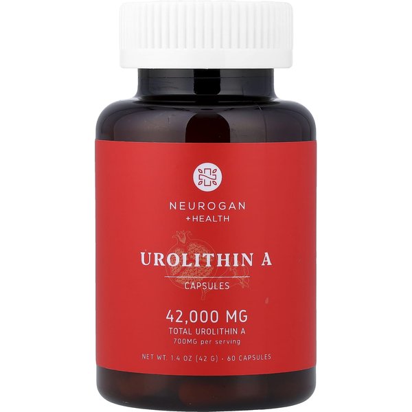 Neurogan Health, Urolitina A, 700 Mg, 60 CáPsulas, 42 G (1,4 Onzas)-image