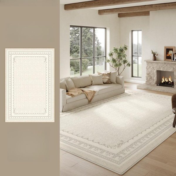 DużE Dywany Do Salonu Pogrubiony Plusz WystróJ Sypialni Pluszowy Dywan Puszysty MięKki Mata PodłOgowa Do Pokoju Dziennego Nowoczesny Styl Dywanik Do Gabinetu 80X120Cm-image