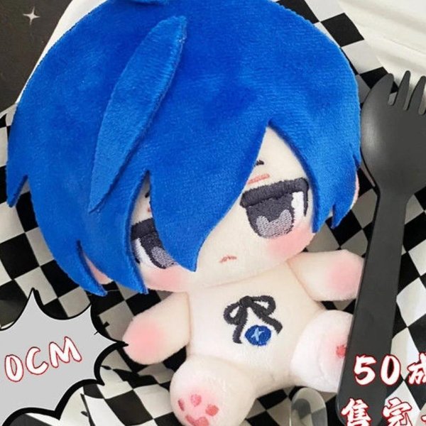 MuñEco De Peluche Lindo De 10 Cm P3 Juego Yuuki Makoto Cuerpo Vestir Juguetes De Peluche MuñEcos Lindos Figuras Regalo Para Adultos Y NiñOs-image