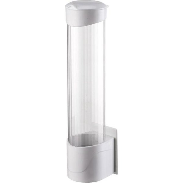 Dispensador De Vasos De Papel Desechables Dispensador De Agua De PláStico Montado En La Pared Portavasos Contenedor De Vasos Marco Para Vasos De Papel Organizador Para El Hogar Negro-image