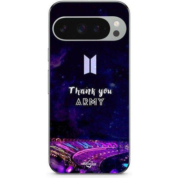Funda - Maniacase - Google Pixel 9 Pro XL - Silicona - Flexible - Negro - BTS Negro-image
