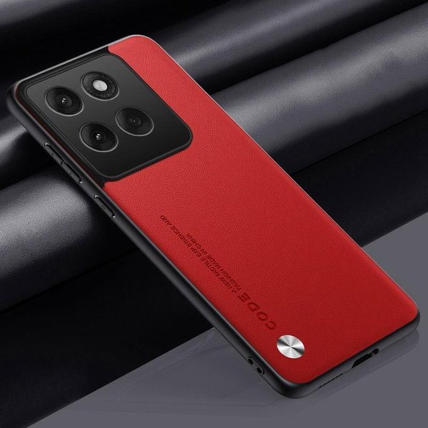 Luksusowe Etui Ze SkóRy PU Dla Motorola Moto Edge 70 Tylna Pokrywa Silikonowe PełNa Ochrona Etui Na Telefon Dla Motorola Edge 70 Edge70 5G Moto Edge 70 Czerwony-image